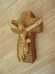 Dřevořezba kříže dub, lípa 2