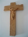 Dřevořezba kříže, materiál  olše