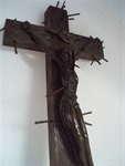 Dřevořezba kříže