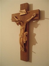 Dřevořezba kříže lípa,dub