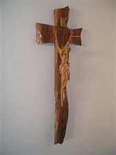 Dřevořezba kříže třešeň, olše 1