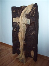 Dřevořezba kříže, materiál lípa 1