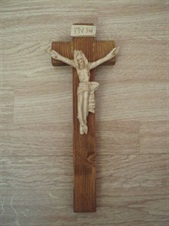 Dřevořezba kříže, materiál lípa, smrk