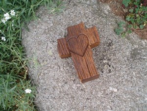 Křížek staré dřevo