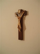 Dřevořezba kříže, materiál dub, lípa 3